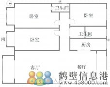 老區(qū)城市家園3室2廳2衛(wèi)（老公安局家屬院）